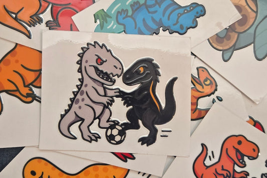 Indominus & Indoraptor playing Soccer