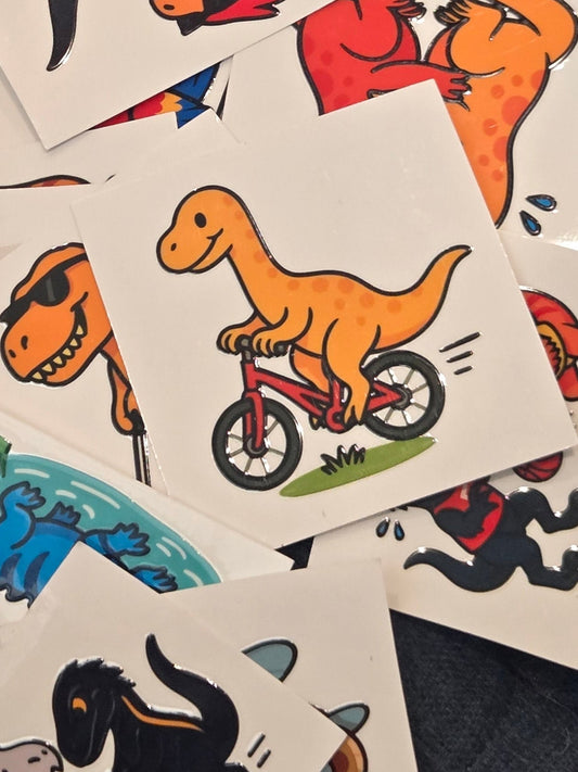 Mtn. Biking Brachiosaurus