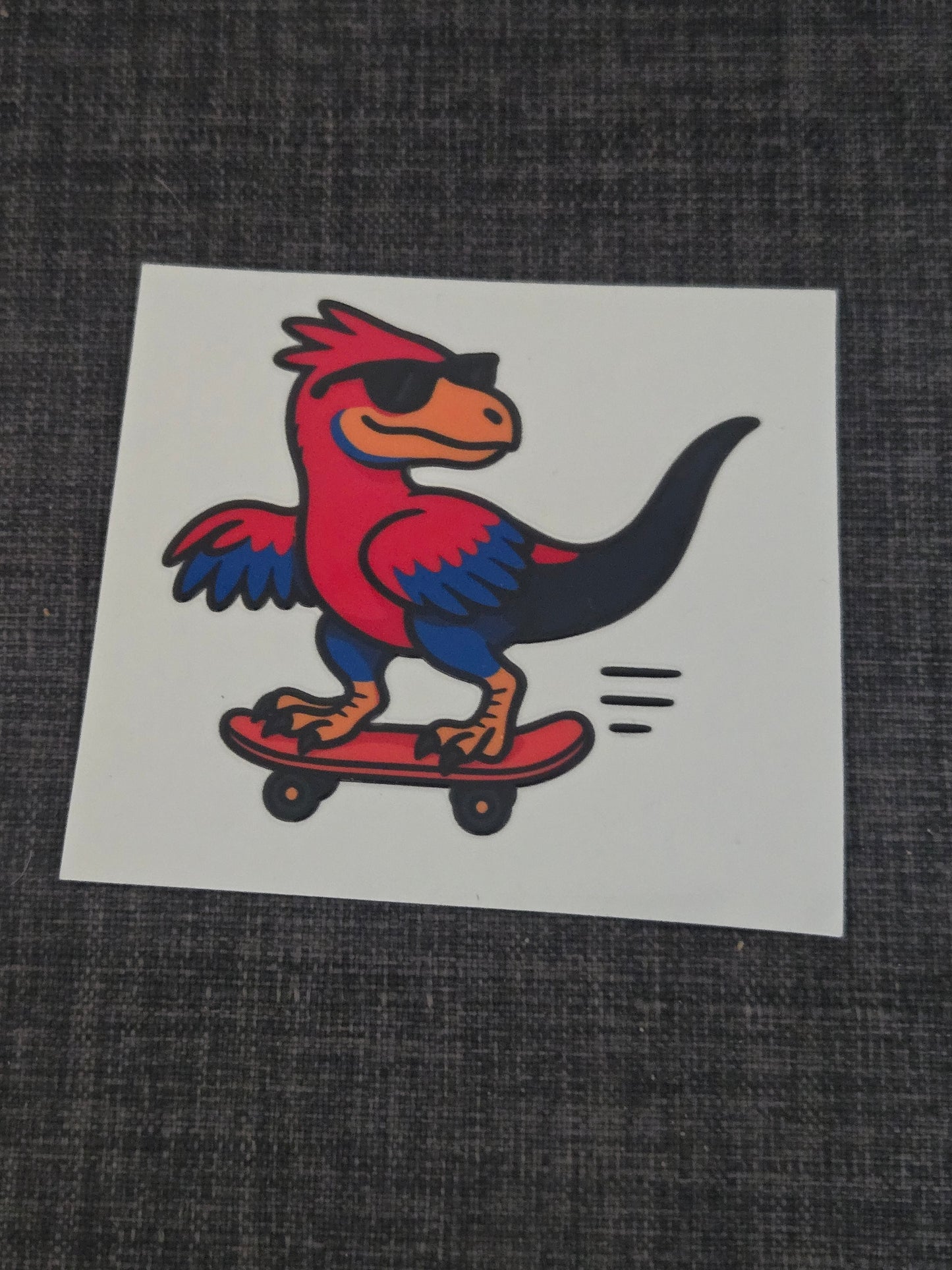 Skateboarding Utah Raptor