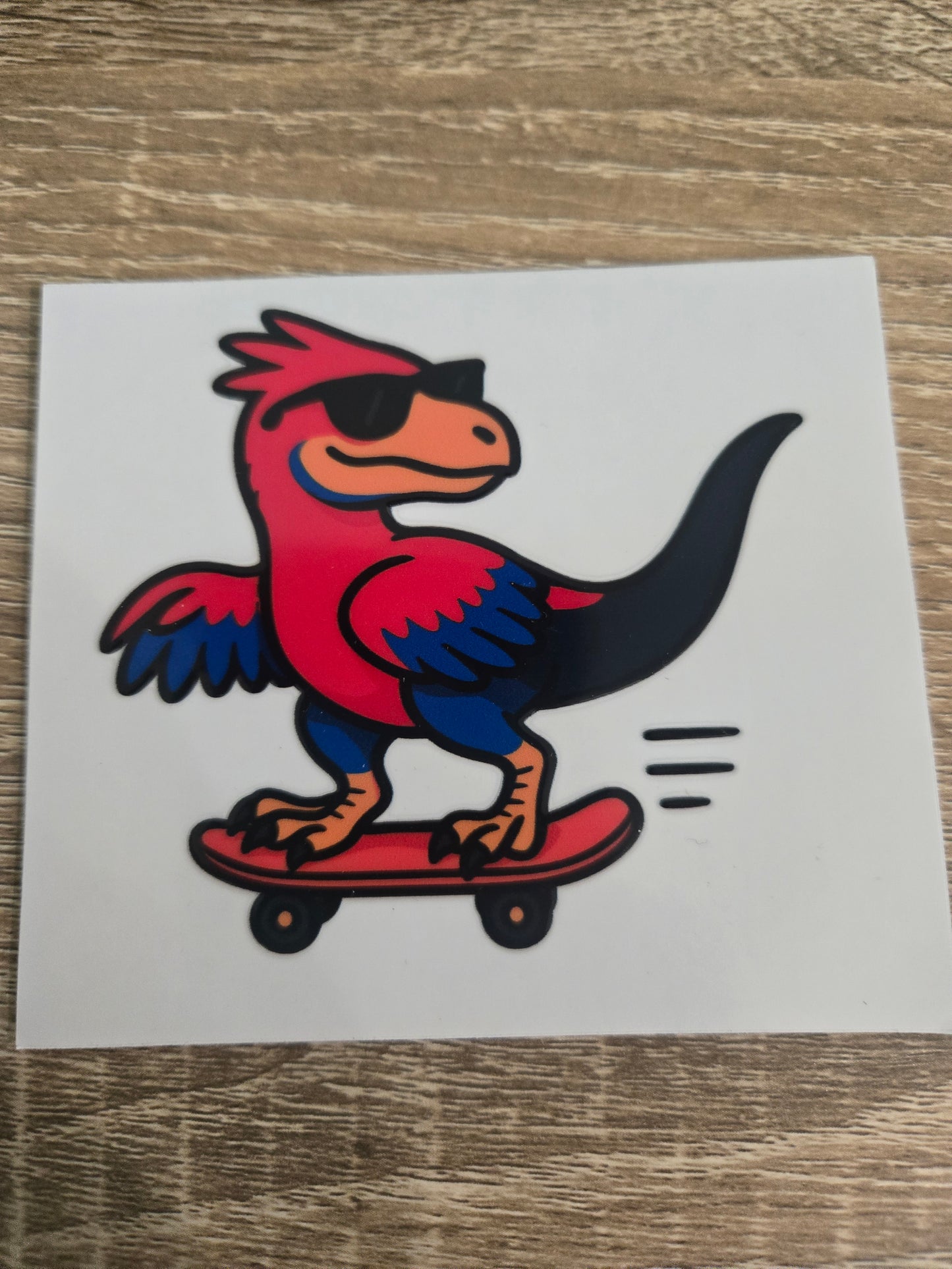 Skateboarding Utah Raptor